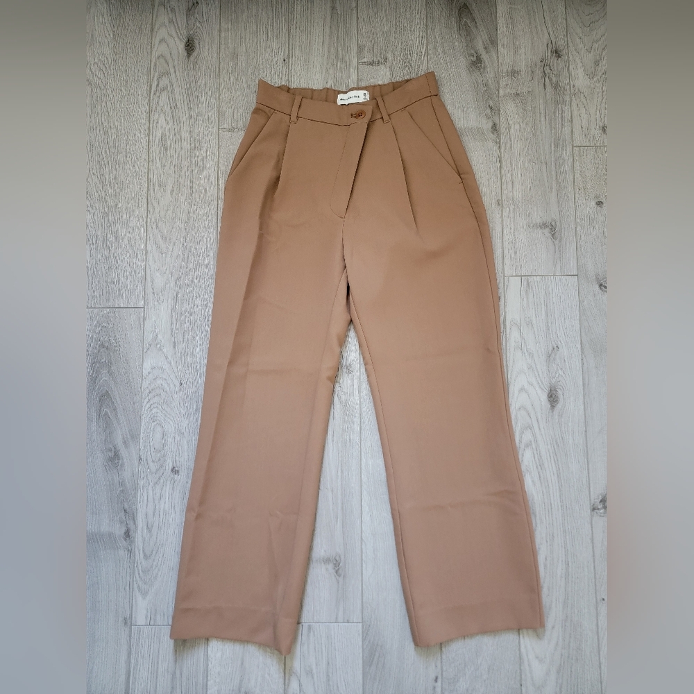 Abercrombie & Fitch Sloan Tailored Wide Leg Pant